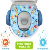 Bluey Soft Potty Seat – Potty Training Toilet Seat, Soft Cushion, Baby Potty Training, Safe, Easy to Clean(13.5 inches (Pack of 4))