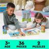 Spin Master Games, Bluey Puzzles 2-Pack, 36 Pieces, Kids Puzzles, Bluey Toys, Preschool Puzzles, for Ages 3 & Up(2pk Jigsaw Puzzle)