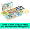 Spin Master Games, Bluey Puzzles 2-Pack, 36 Pieces, Kids Puzzles, Bluey Toys, Preschool Puzzles, for Ages 3 & Up(7pk Wood Puzzle)