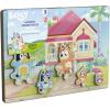 Spin Master Games, Bluey Sound Puzzle, 5-Piece Wood Puzzle for Toddlers & Kids, Featuring Bluey & Family with Sounds, Wooden Toddler Learning Toy, Easter Gift, Ages 3 & Up