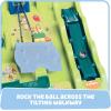 TOMY Bluey Screwball Scramble Marble Maze – Beat-The-Clock Obstacle Course & Marble Run – Skill & Dexterity Challenge – 1–4 Players – Ages 5+(Bluey Screwball Scramble)