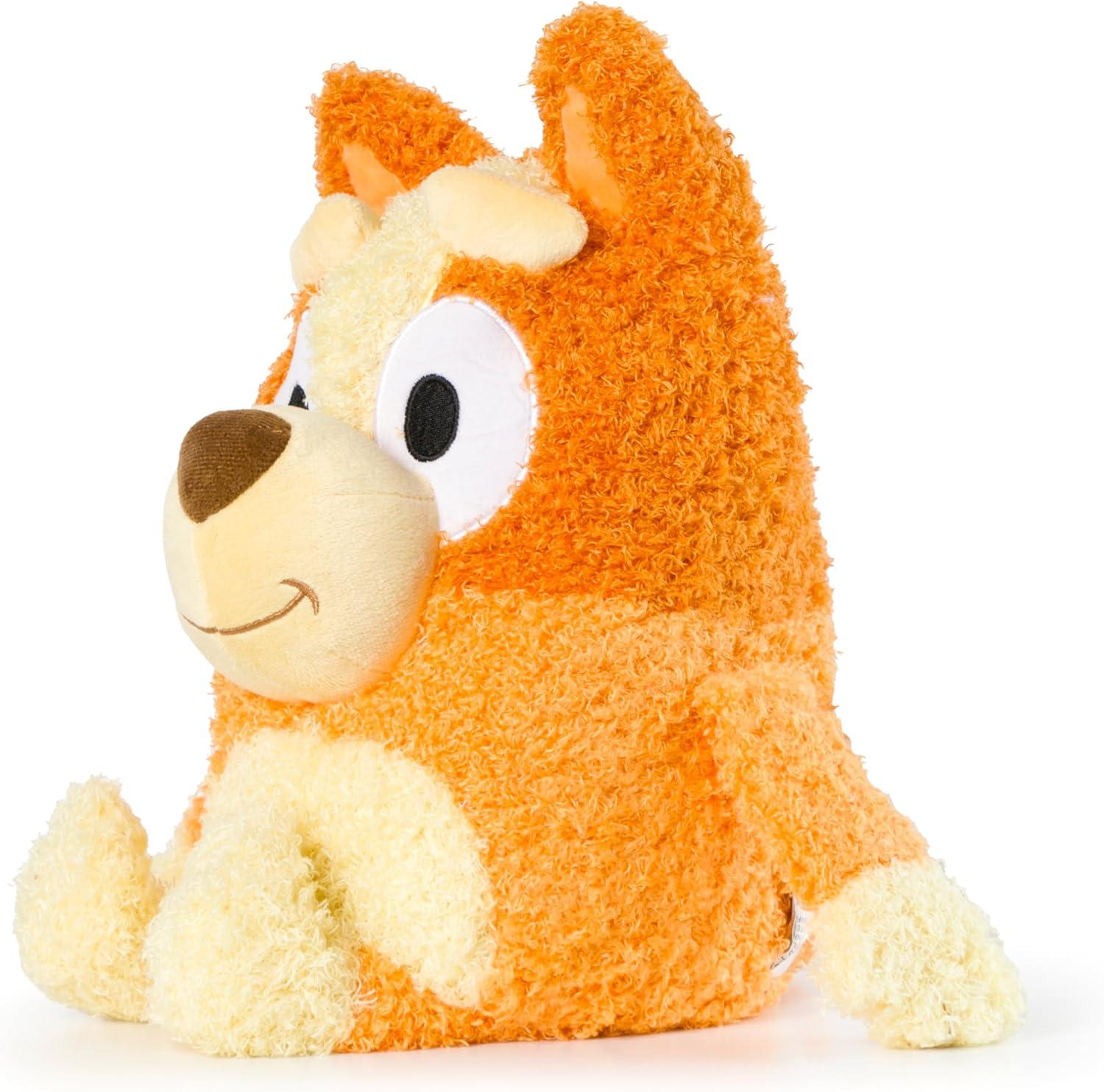 imageJay Franco Bluey Plush Pillow Buddy Soft Plushie Stuffed Pillow 17 Inches Orange BingoOrange Bingo