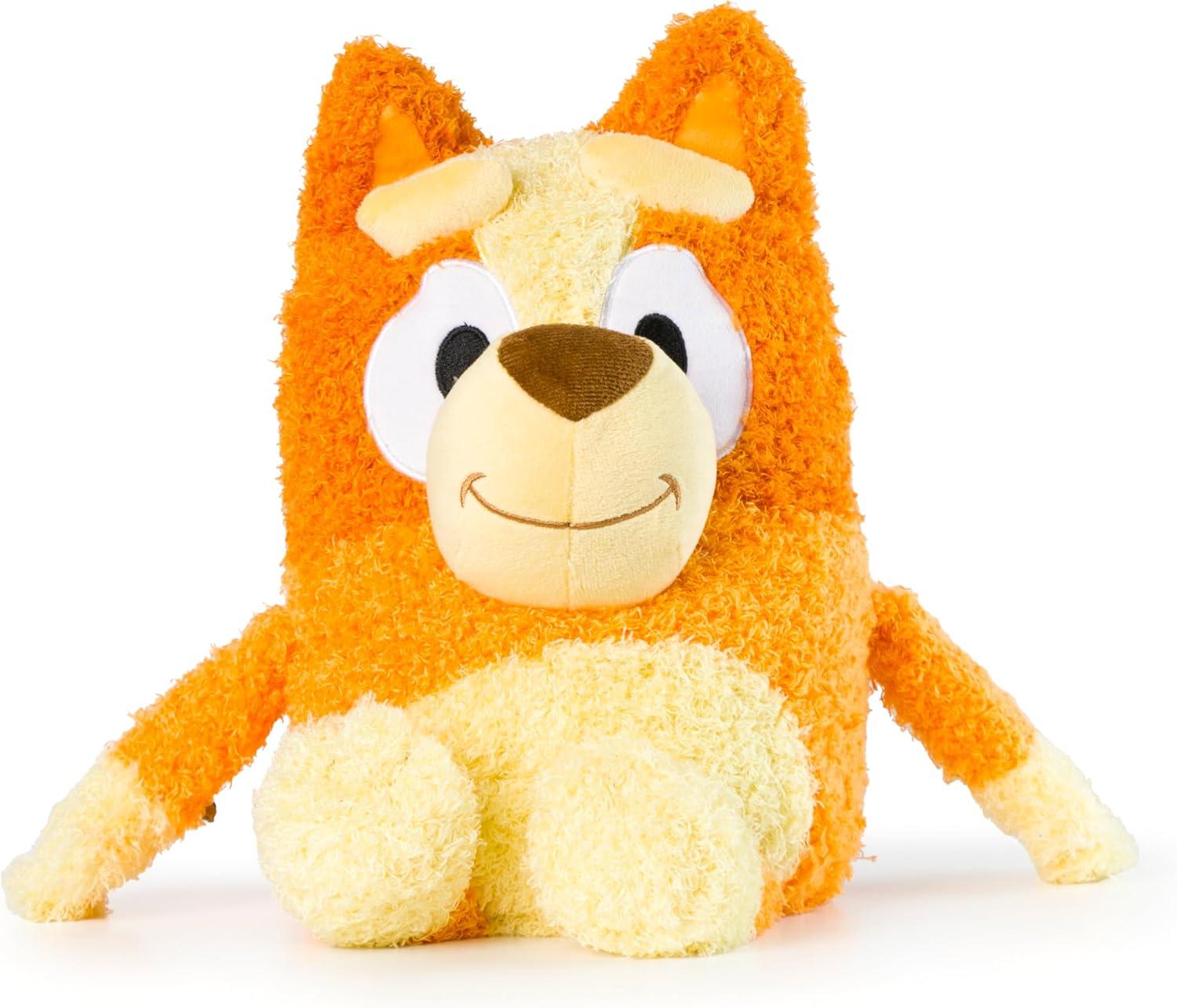 imageJay Franco Bluey Plush Pillow Buddy Soft Plushie Stuffed Pillow 17 Inches Orange BingoOrange Bingo