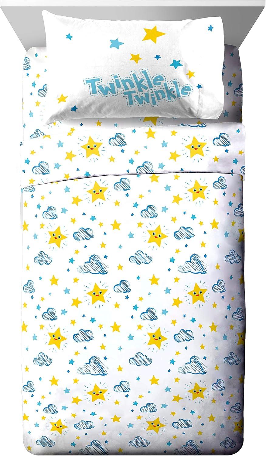 imageJay Franco Bluey amp Bingo 5 Piece Twin Size Bed Set Includes Comforter amp Sheet Set Super Soft Kids Bedding Fade Resistant Microfiber Official Bluey ProductBlue Cocomelon