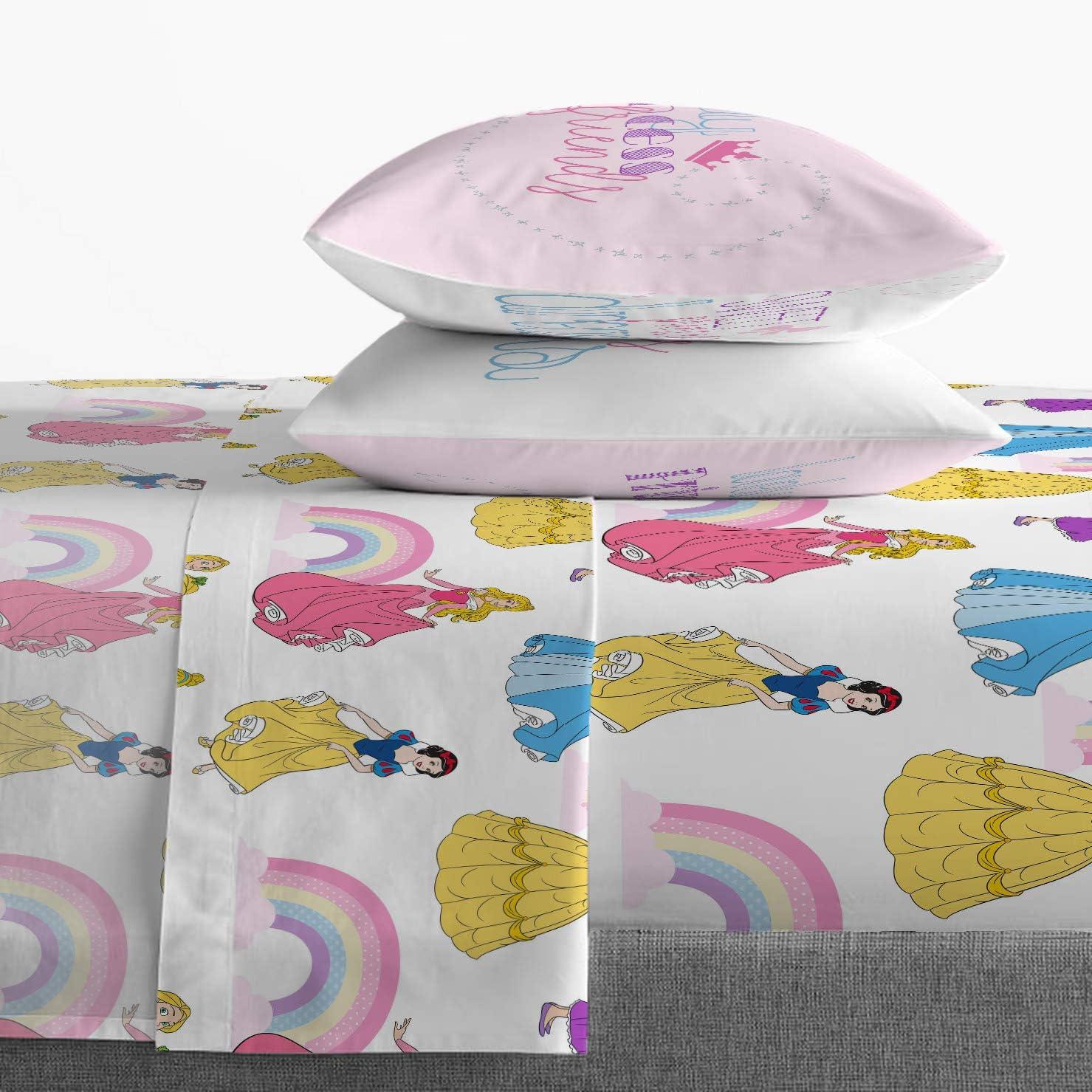 imageJay Franco Bluey amp Bingo 5 Piece Twin Size Bed Set Includes Comforter amp Sheet Set Super Soft Kids Bedding Fade Resistant Microfiber Official Bluey ProductPink Princess