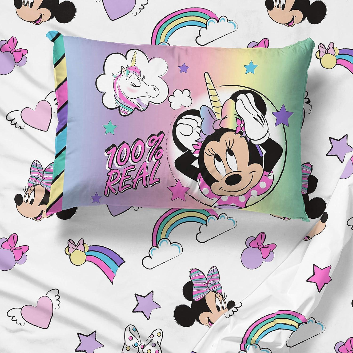 imageJay Franco Bluey amp Bingo 5 Piece Twin Size Bed Set Includes Comforter amp Sheet Set Super Soft Kids Bedding Fade Resistant Microfiber Official Bluey ProductPink Minnie Mouse