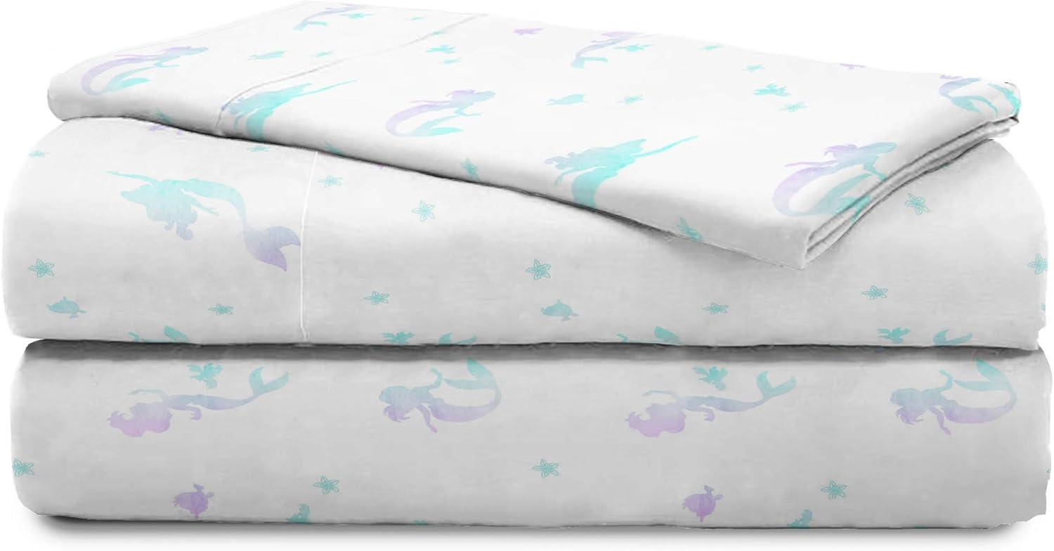 imageJay Franco Bluey amp Bingo 5 Piece Twin Size Bed Set Includes Comforter amp Sheet Set Super Soft Kids Bedding Fade Resistant Microfiber Official Bluey ProductTeal Little Mermaid