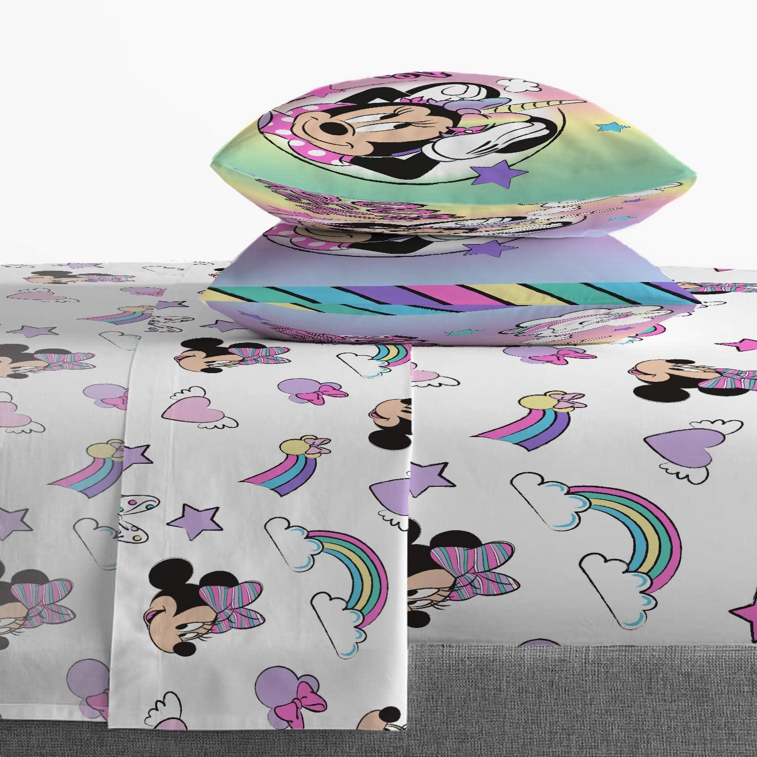 imageJay Franco Bluey amp Bingo 5 Piece Twin Size Bed Set Includes Comforter amp Sheet Set Super Soft Kids Bedding Fade Resistant Microfiber Official Bluey ProductPink Minnie Mouse