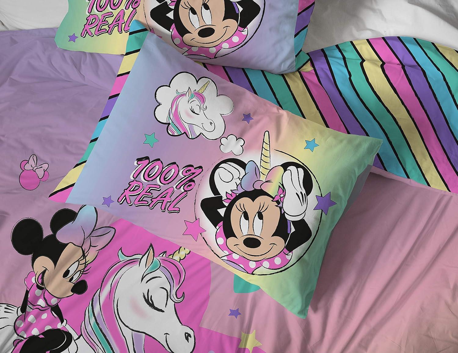 imageJay Franco Bluey amp Bingo 5 Piece Twin Size Bed Set Includes Comforter amp Sheet Set Super Soft Kids Bedding Fade Resistant Microfiber Official Bluey ProductPink Minnie Mouse