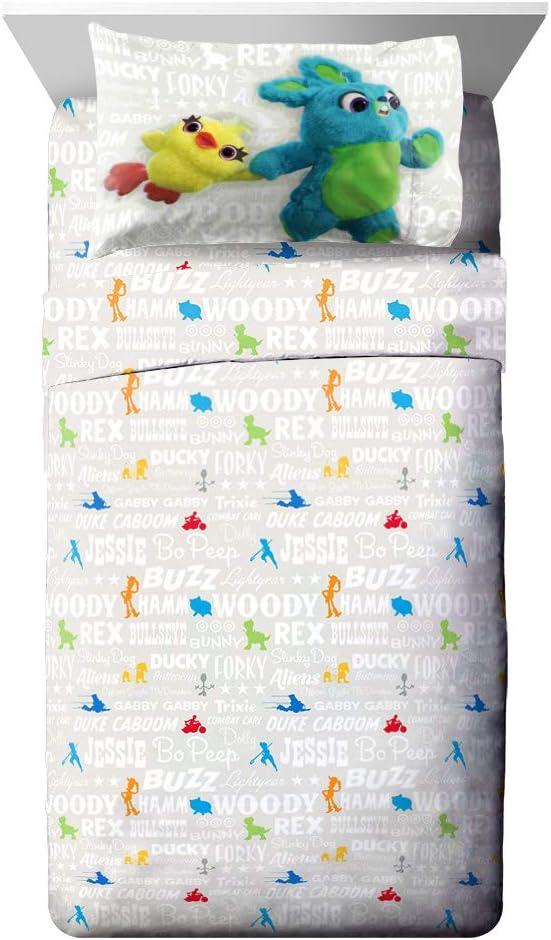 imageJay Franco Bluey amp Bingo 5 Piece Twin Size Bed Set Includes Comforter amp Sheet Set Super Soft Kids Bedding Fade Resistant Microfiber Official Bluey ProductToy Story 4
