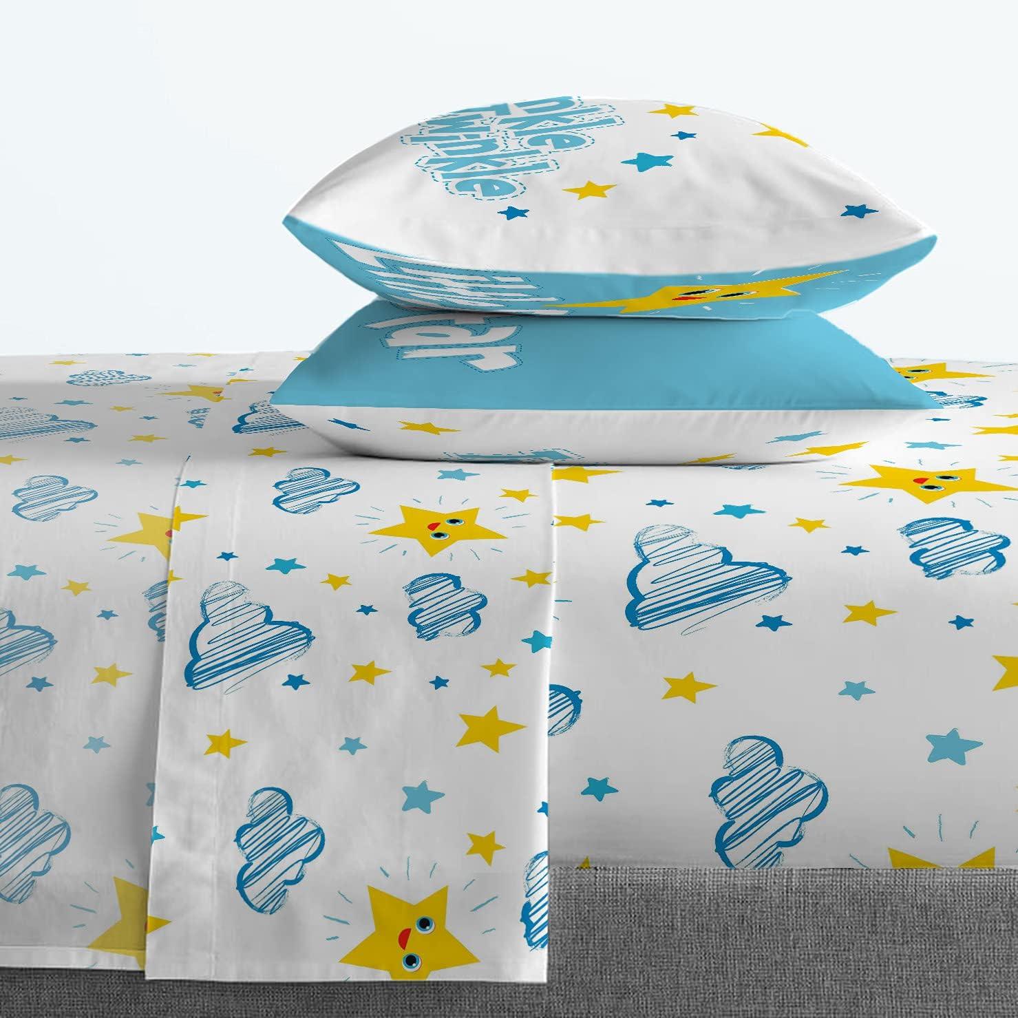 imageJay Franco Bluey amp Bingo 5 Piece Twin Size Bed Set Includes Comforter amp Sheet Set Super Soft Kids Bedding Fade Resistant Microfiber Official Bluey ProductBlue Cocomelon