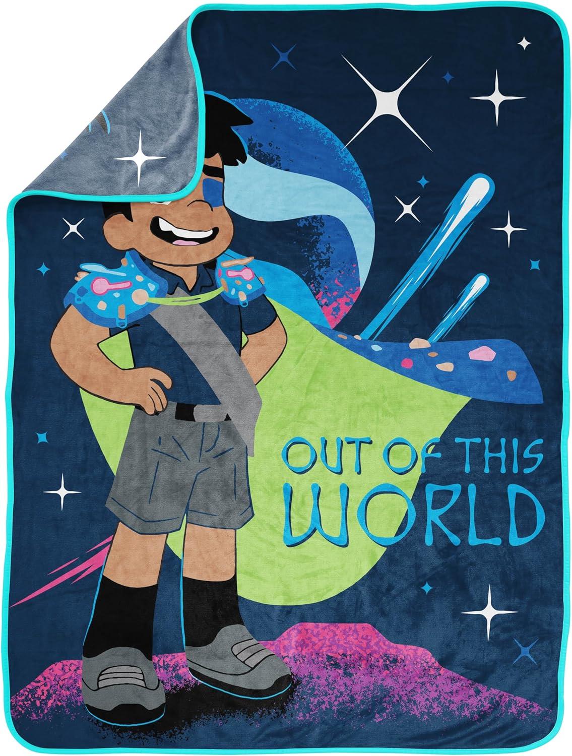 imageJay Franco Bluey amp Bingo Plush Throw Blanket for Boys amp Girls 46 x 60 Soft Fleece Kids Blanket for Bedroom Couch amp Travel Official Licensed ProductBlue Elio