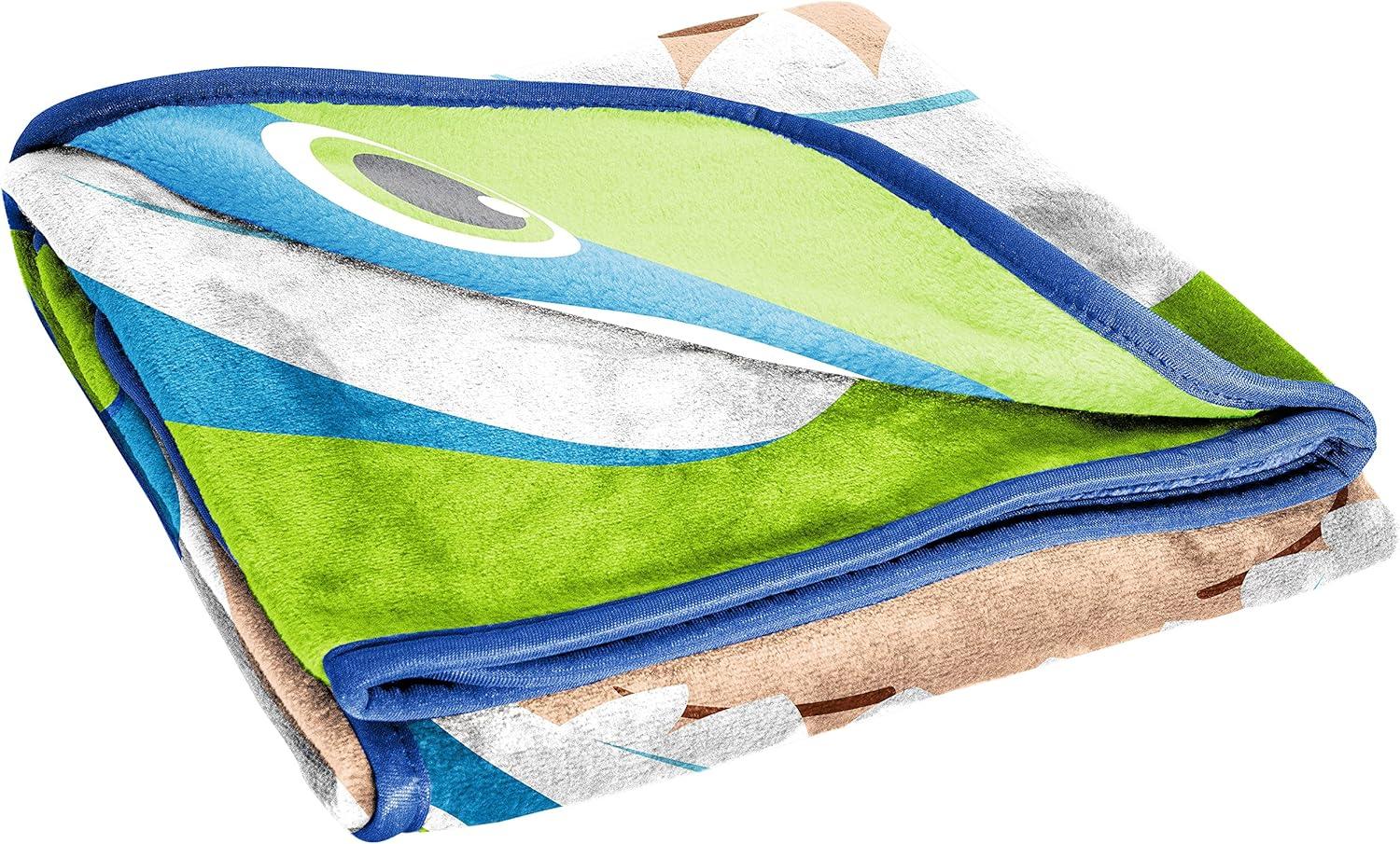 imageJay Franco Bluey amp Bingo Plush Throw Blanket for Boys amp Girls 46 x 60 Soft Fleece Kids Blanket for Bedroom Couch amp Travel Official Licensed ProductGreen Cocomelon