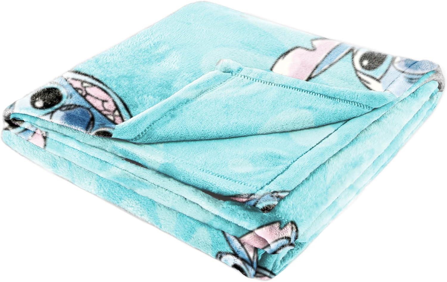 imageJay Franco Bluey amp Bingo Plush Throw Blanket for Boys amp Girls 46 x 60 Soft Fleece Kids Blanket for Bedroom Couch amp Travel Official Licensed ProductBlue Lilo Stitch
