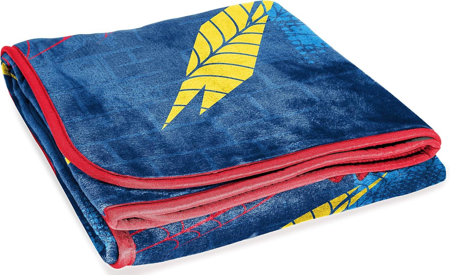 imageJay Franco Bluey amp Bingo Plush Throw Blanket for Boys amp Girls 46 x 60 Soft Fleece Kids Blanket for Bedroom Couch amp Travel Official Licensed ProductBlue Spiderman