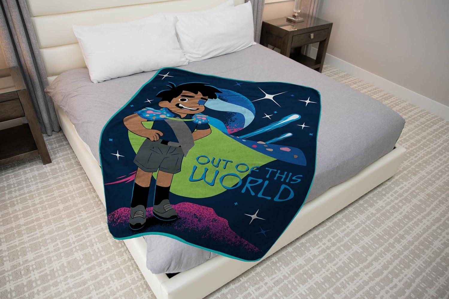 imageJay Franco Bluey amp Bingo Plush Throw Blanket for Boys amp Girls 46 x 60 Soft Fleece Kids Blanket for Bedroom Couch amp Travel Official Licensed ProductBlue Elio