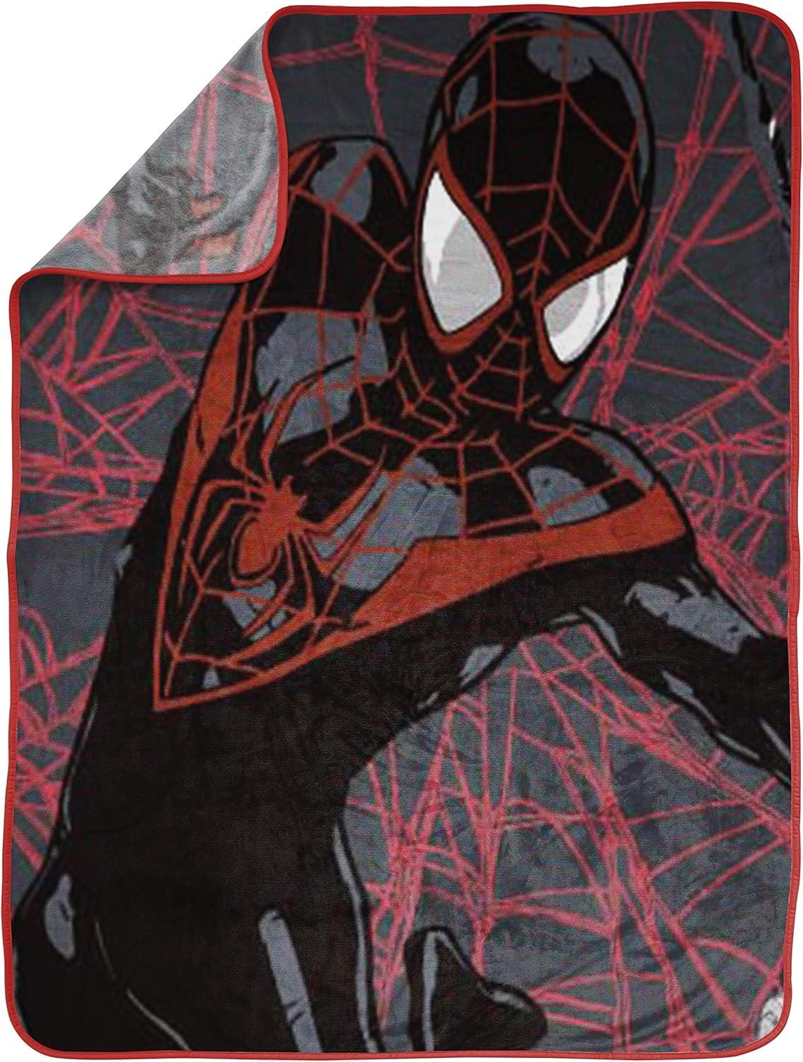 imageJay Franco Bluey amp Bingo Plush Throw Blanket for Boys amp Girls 46 x 60 Soft Fleece Kids Blanket for Bedroom Couch amp Travel Official Licensed ProductBlack Spiderman