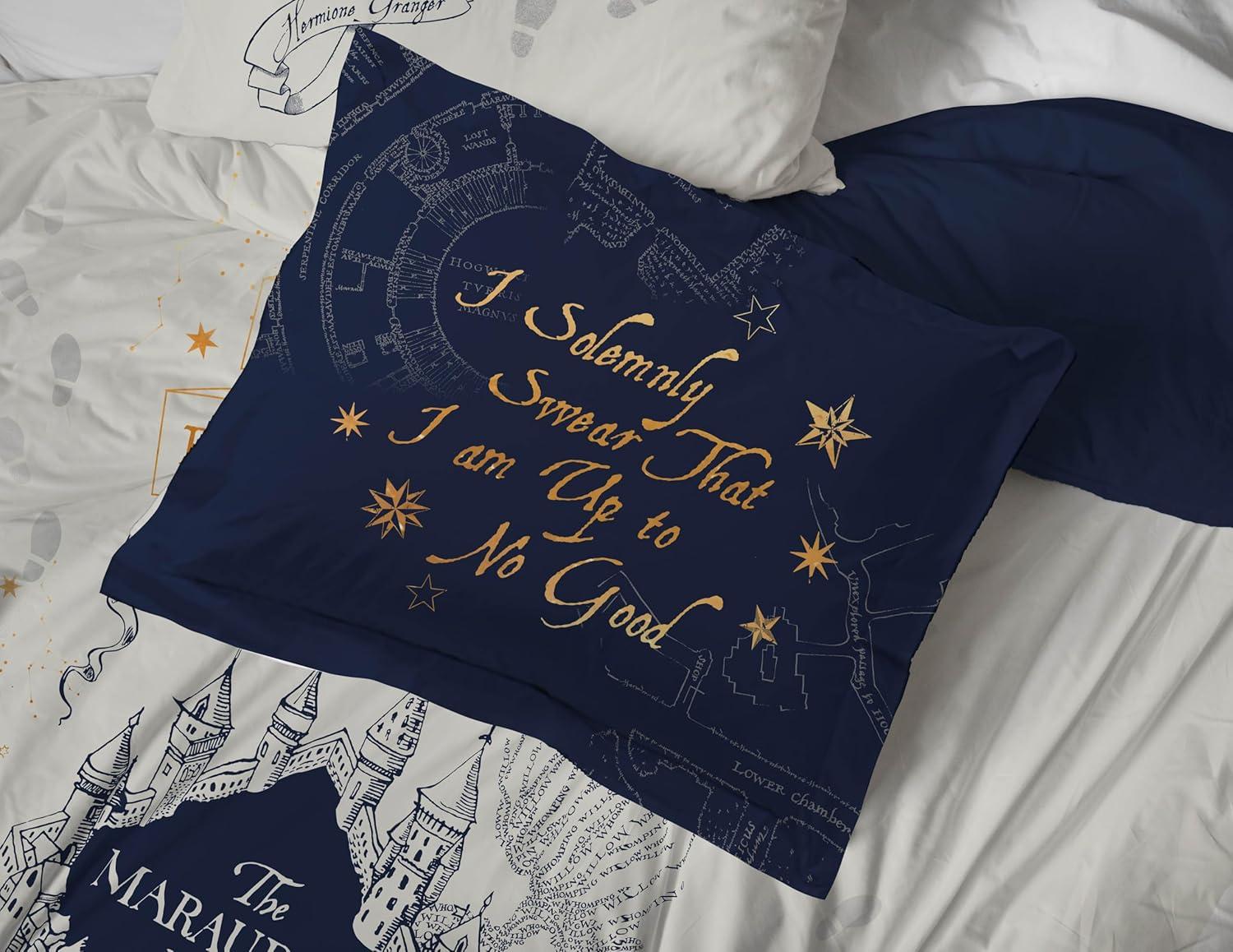 imageJay Franco Kids Comforter Set Includes Sheets and Pillow Covers Soft and Cozy Bed Set for Stylish Room Decor Blue Bluey 5 Piece Twin Size BeddingBeige Harry Potter