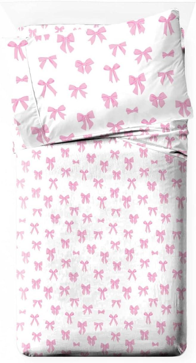 imageJay Franco Kids Comforter Set Includes Sheets and Pillow Covers Soft and Cozy Bed Set for Stylish Room Decor Blue Bluey 5 Piece Twin Size BeddingPink Cowgirl