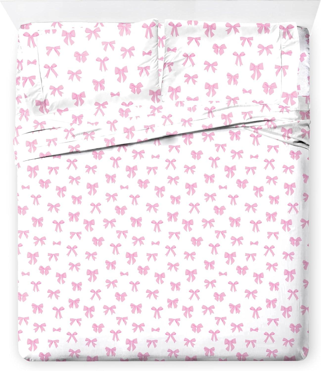 imageJay Franco Kids Comforter Set Includes Sheets and Pillow Covers Soft and Cozy Bed Set for Stylish Room Decor Blue Bluey 5 Piece Twin Size BeddingPink Cowgirl