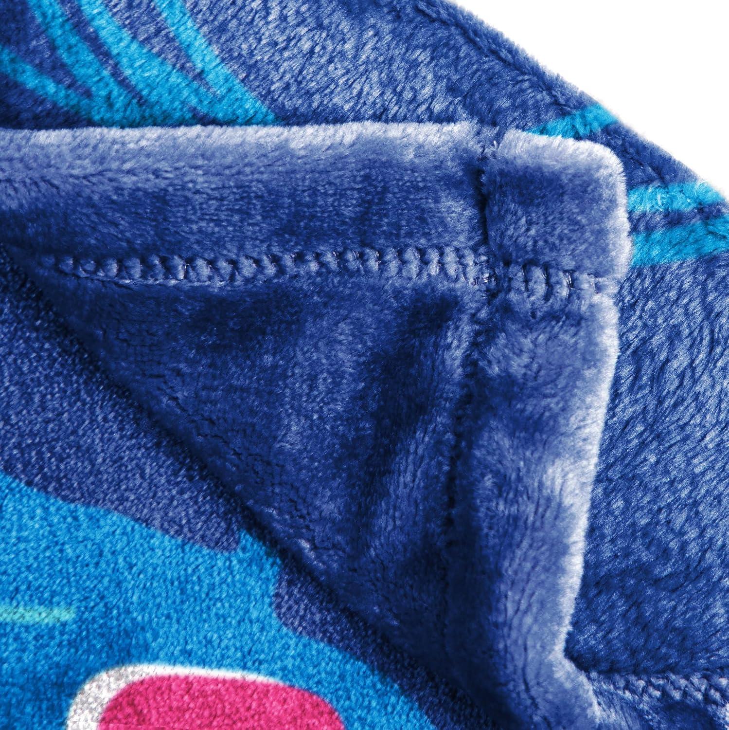 imageJay Franco Kids Plush Throw Blanket Soft amp Comfy Throw for Couch or Bed Cozy Home Dcor for Living Room amp Bedroom Multi Bluey 46x60 Throw BlanketBlue Ghost Spider