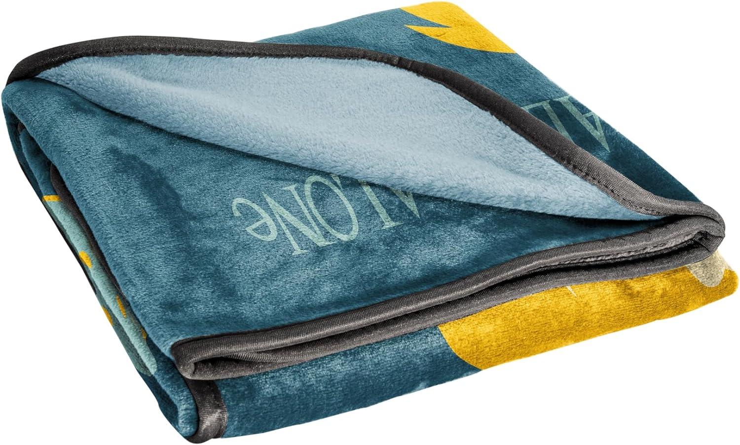 imageJay Franco Kids Plush Throw Blanket Soft amp Comfy Throw for Couch or Bed Cozy Home Dcor for Living Room amp Bedroom Multi Bluey 46x60 Throw BlanketBlue Home Alone
