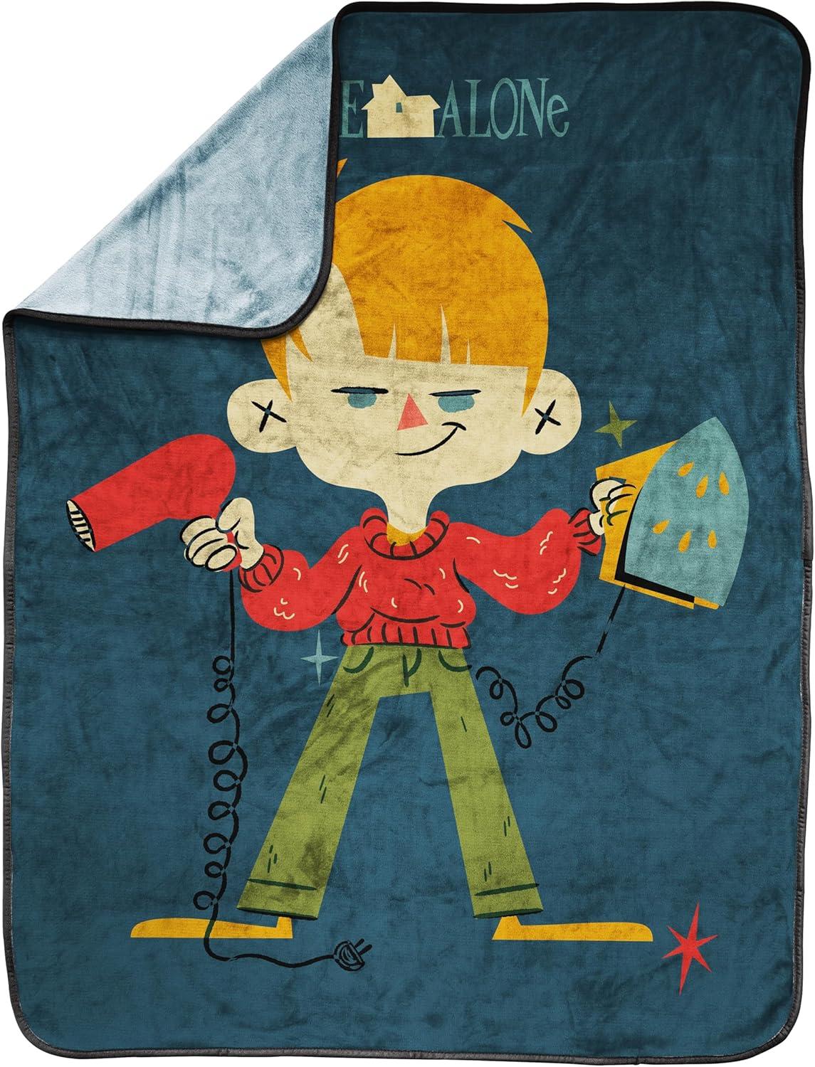 imageJay Franco Kids Plush Throw Blanket Soft amp Comfy Throw for Couch or Bed Cozy Home Dcor for Living Room amp Bedroom Multi Bluey 46x60 Throw BlanketBlue Home Alone