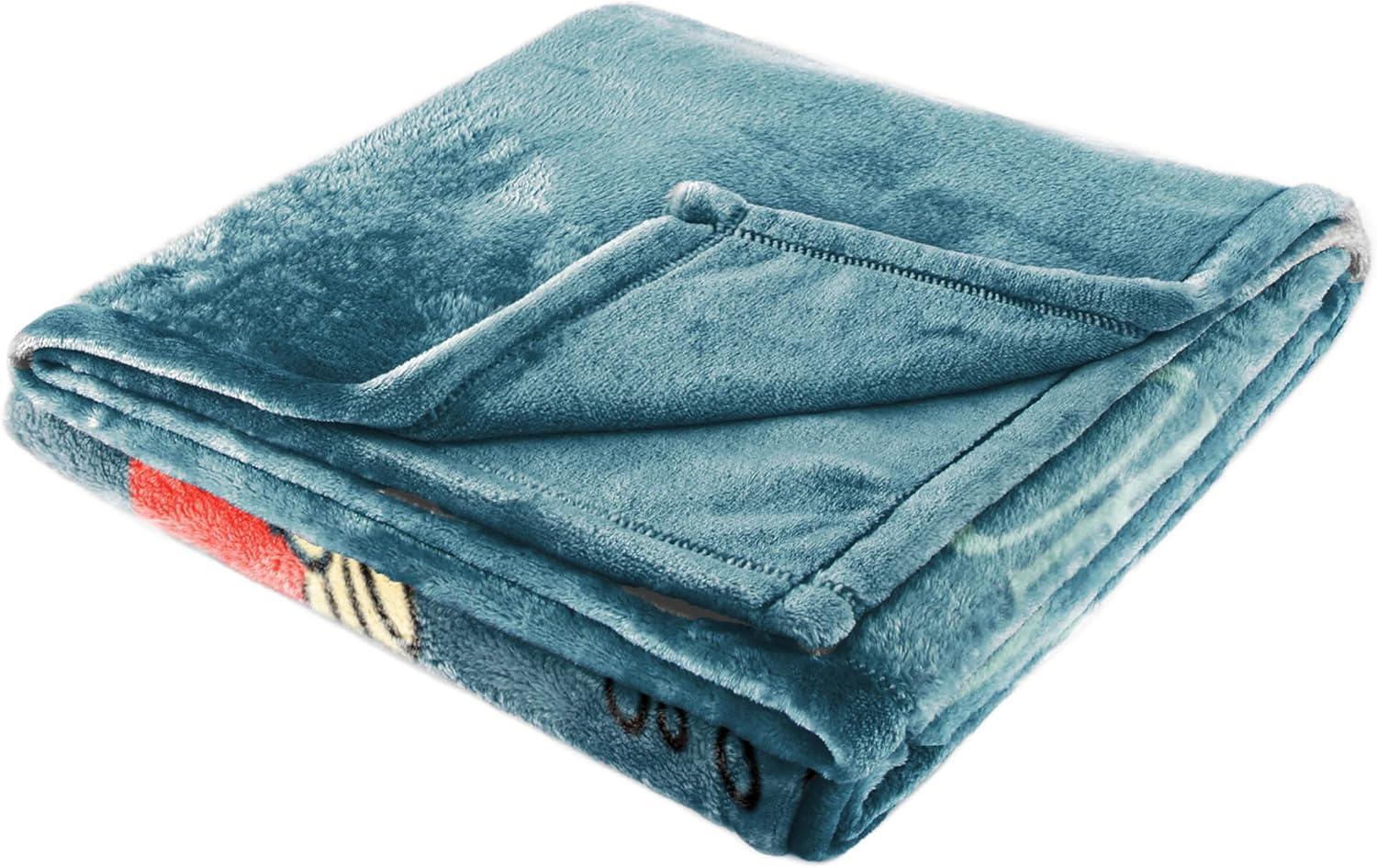 imageJay Franco Kids Plush Throw Blanket Soft amp Comfy Throw for Couch or Bed Cozy Home Dcor for Living Room amp Bedroom Multi Bluey 46x60 Throw BlanketBlue Home Alone