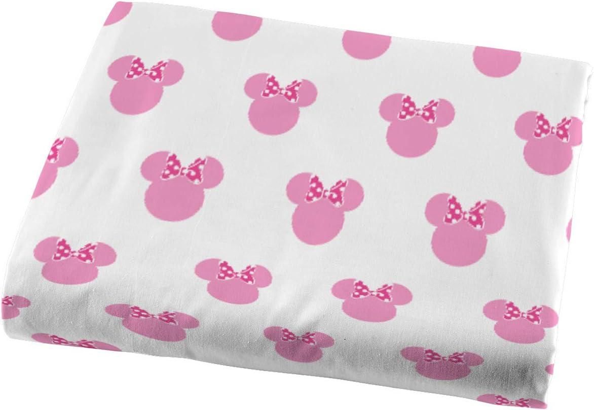 imageJay Franco Kids Sheet Set with Fitted Flat Sheets amp Pillow Cover UltraSoft Bedding with Pillowcase for Room Decor Blue Bluey amp Bingo 3 Piece TwinWhite Minnie Mouse