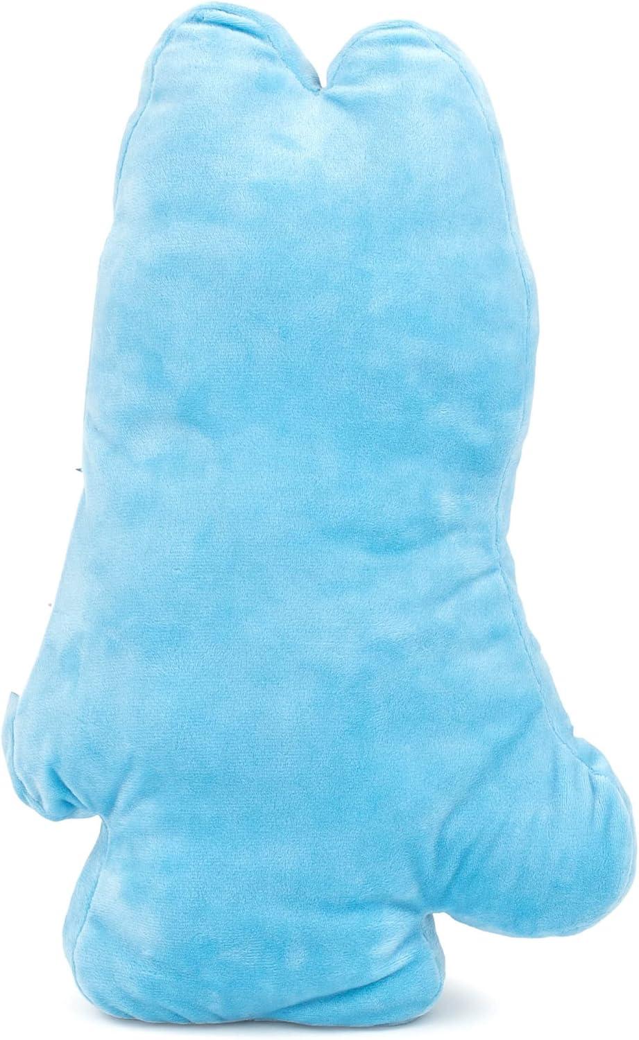 imageJay Franco Polyester Bluey Shaped Decorative Pillow Kids Super Soft Throw Plush Pillow Measures 17 Inches Official Bluey ProductBlue Bluey