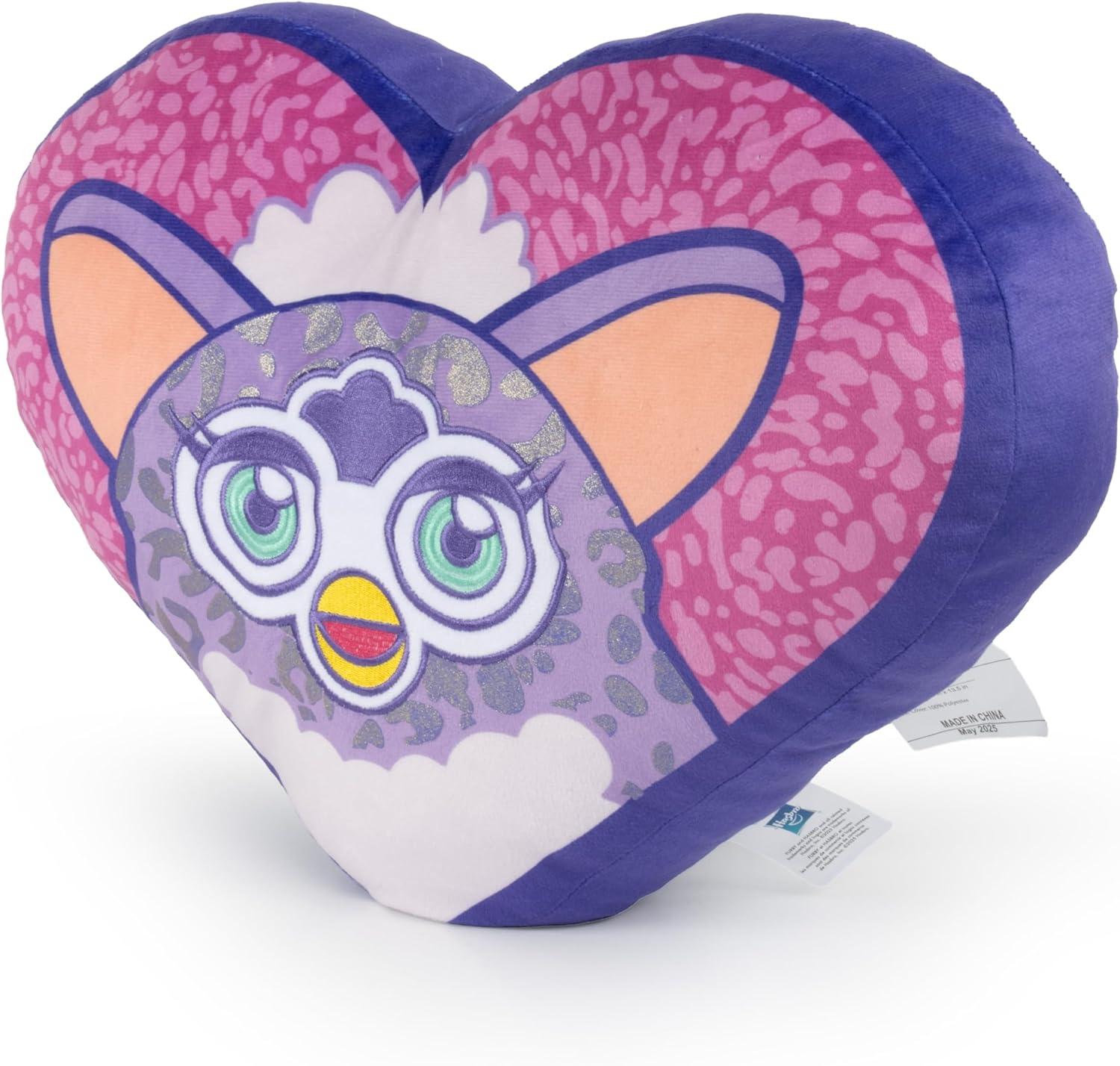 imageJay Franco Polyester Bluey Shaped Decorative Pillow Kids Super Soft Throw Plush Pillow Measures 17 Inches Official Bluey ProductPurple Furby