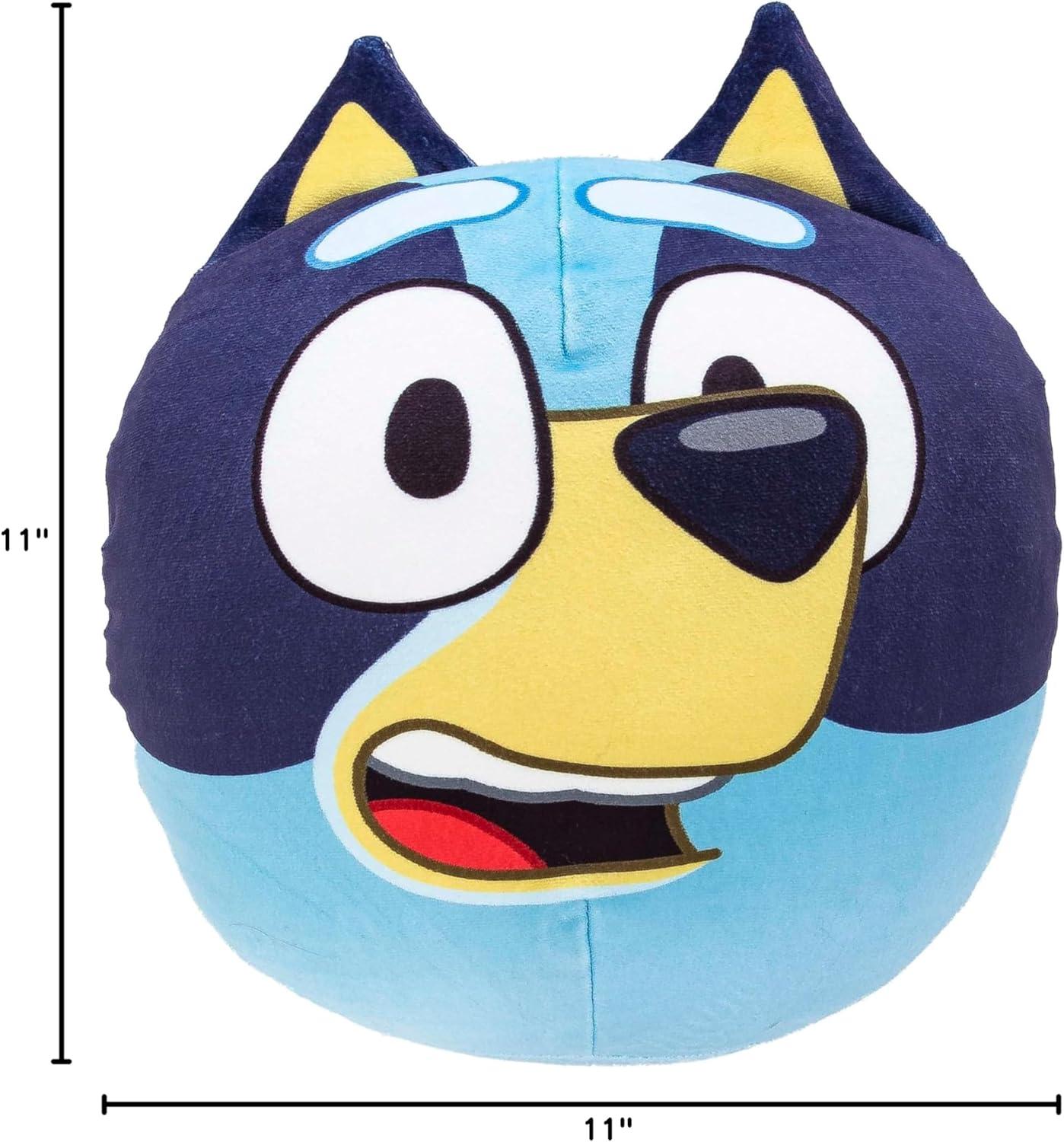 imageNorthwest Bluey Cloud Pillow 11 x 11 Happy Bluey