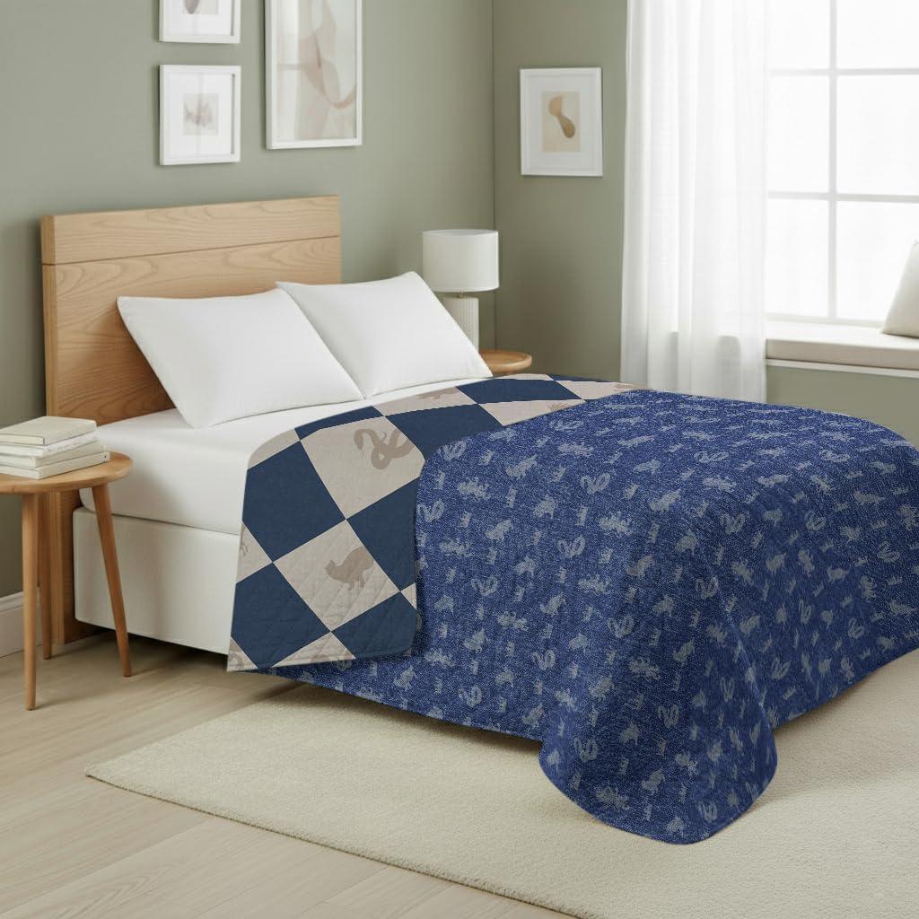 imageNorthwest Bluey Goofing Around Quilted Throw Blanket Official Cartoon Throw Blanket Featuring Bluey for Adults Boys Girls Bed Couch or Playroom 60 x 80 InchesHarry Potter Herald Call