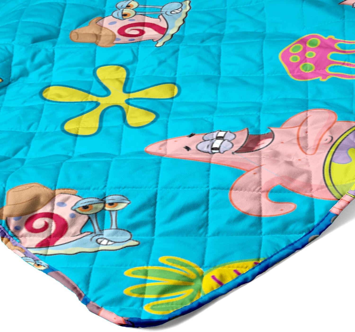 imageNorthwest Bluey Goofing Around Quilted Throw Blanket Official Cartoon Throw Blanket Featuring Bluey for Adults Boys Girls Bed Couch or Playroom 60 x 80 InchesTropical Waltz