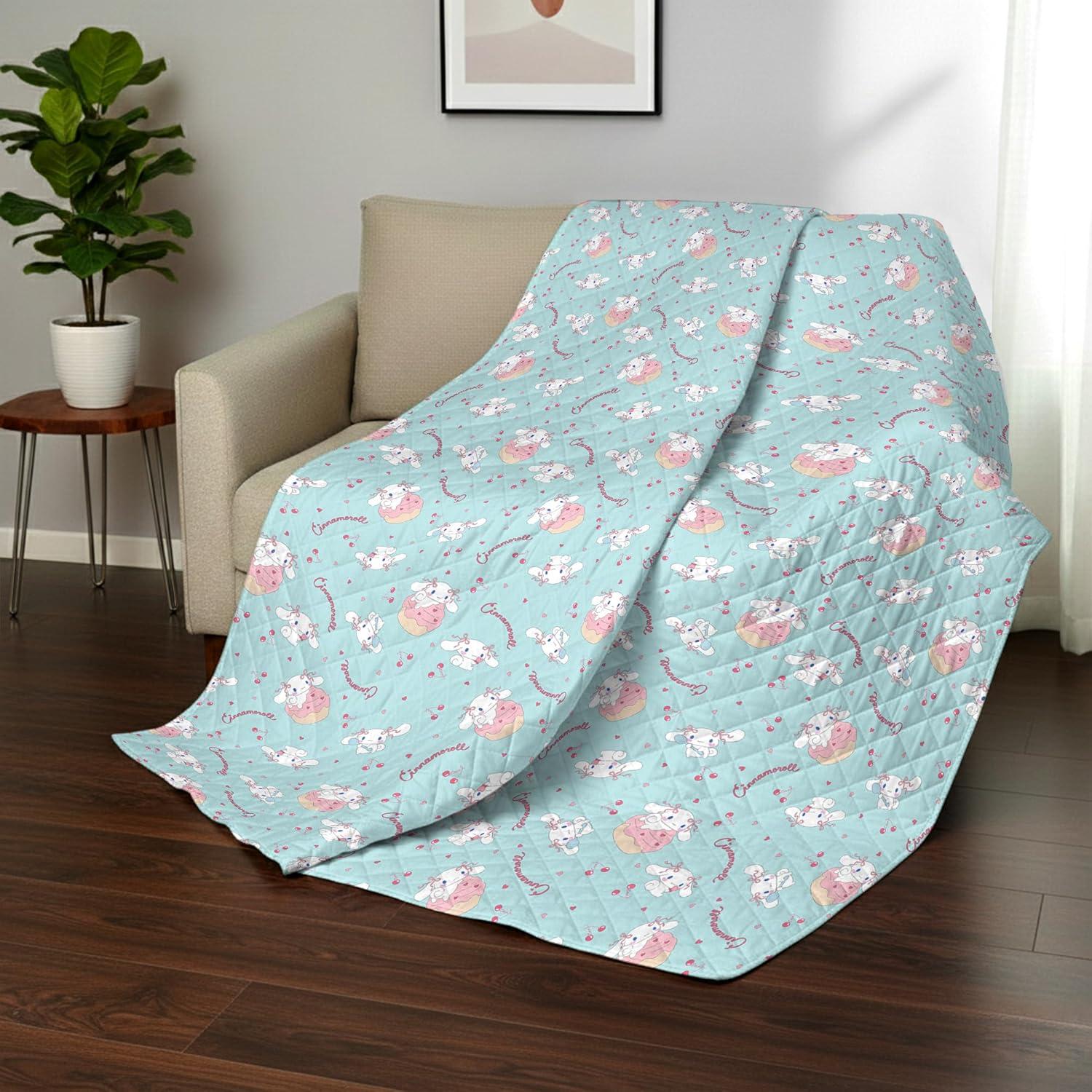 imageNorthwest Bluey Goofing Around Quilted Throw Blanket Official Cartoon Throw Blanket Featuring Bluey for Adults Boys Girls Bed Couch or Playroom 60 x 80 InchesCherry Cupcake