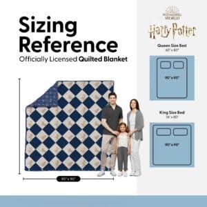 imageNorthwest Bluey Goofing Around Quilted Throw Blanket Official Cartoon Throw Blanket Featuring Bluey for Adults Boys Girls Bed Couch or Playroom 60 x 80 InchesHarry Potter Herald Call