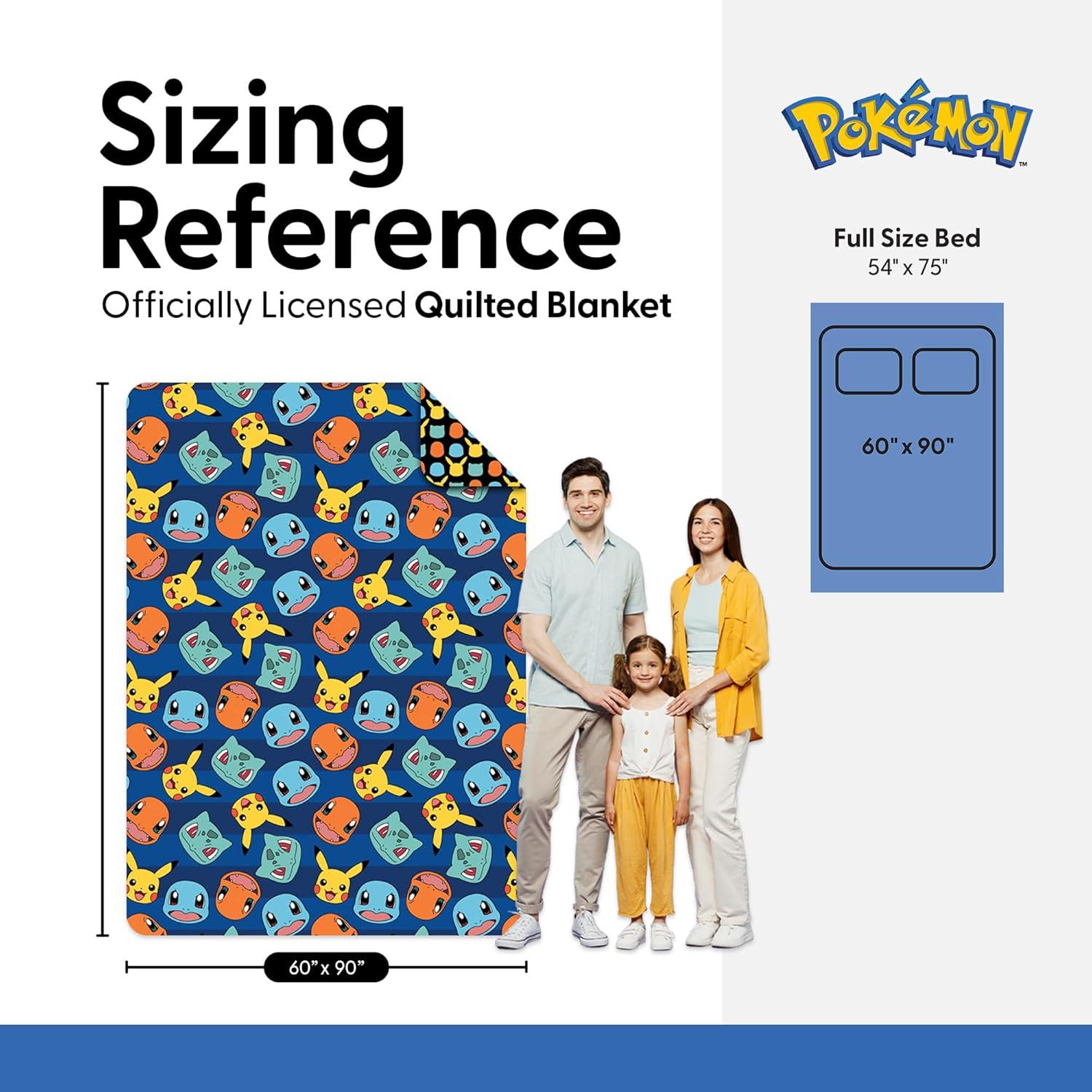 imageNorthwest Bluey Goofing Around Quilted Throw Blanket Official Cartoon Throw Blanket Featuring Bluey for Adults Boys Girls Bed Couch or Playroom 60 x 80 InchesStriped Favorites