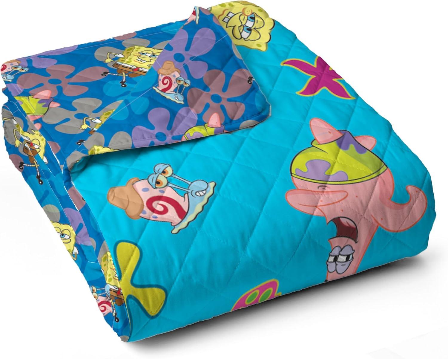 imageNorthwest Bluey Goofing Around Quilted Throw Blanket Official Cartoon Throw Blanket Featuring Bluey for Adults Boys Girls Bed Couch or Playroom 60 x 80 InchesTropical Waltz