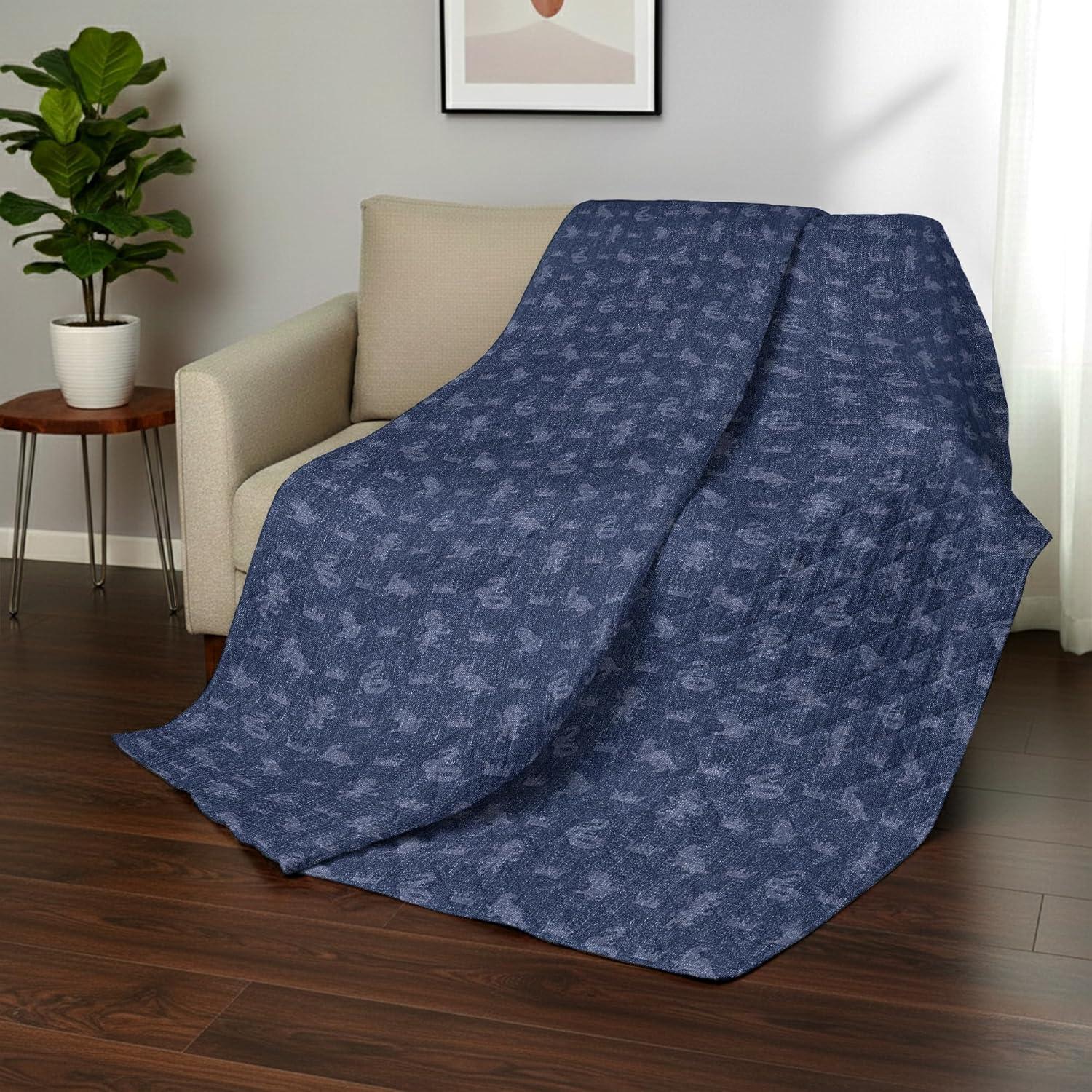 imageNorthwest Bluey Goofing Around Quilted Throw Blanket Official Cartoon Throw Blanket Featuring Bluey for Adults Boys Girls Bed Couch or Playroom 60 x 80 InchesHarry Potter Herald Call