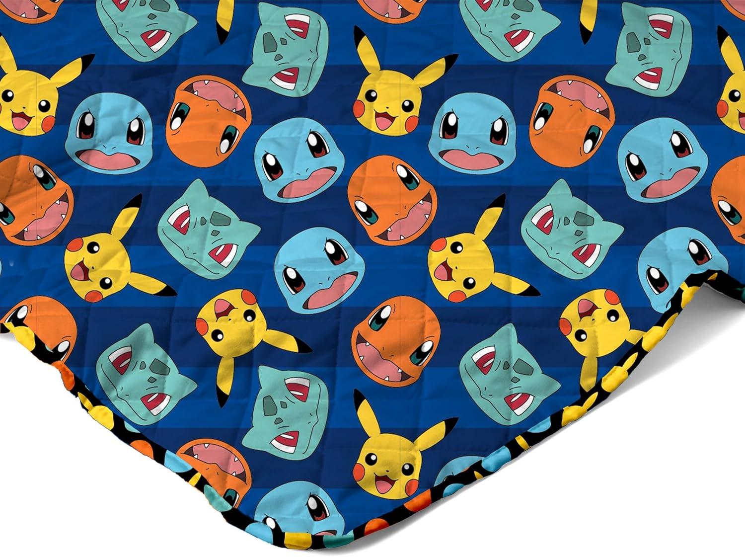 imageNorthwest Bluey Goofing Around Quilted Throw Blanket Official Cartoon Throw Blanket Featuring Bluey for Adults Boys Girls Bed Couch or Playroom 60 x 80 InchesStriped Favorites