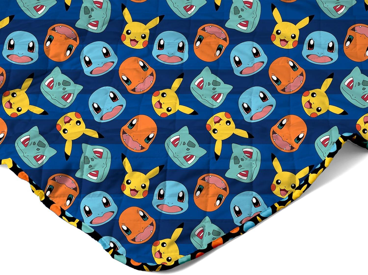 imageNorthwest Bluey Goofing Around Quilted Throw Blanket Official Cartoon Throw Blanket Featuring Bluey for Adults Boys Girls Bed Couch or Playroom 60 x 80 InchesStriped Favorites
