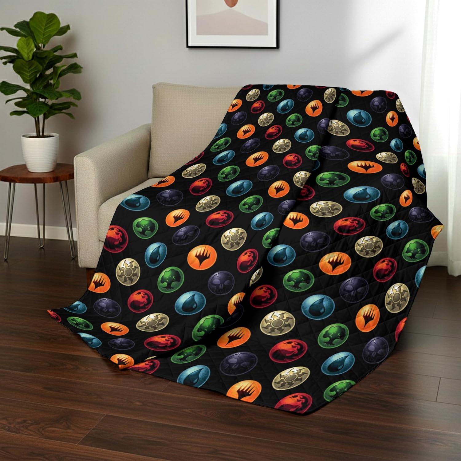 imageNorthwest Bluey Goofing Around Quilted Throw Blanket Official Cartoon Throw Blanket Featuring Bluey for Adults Boys Girls Bed Couch or Playroom 60 x 80 InchesMagic Icons