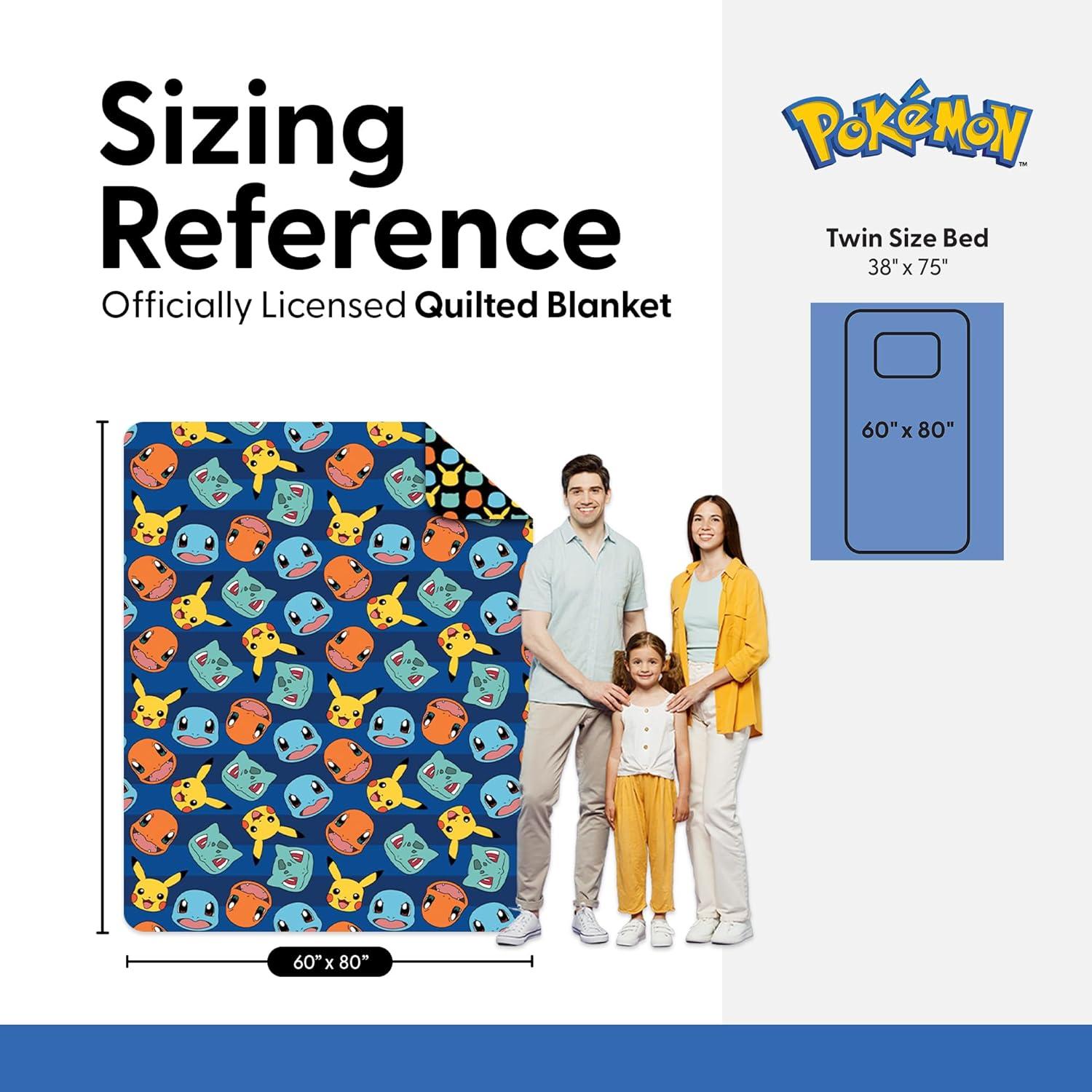 imageNorthwest Bluey Goofing Around Quilted Throw Blanket Official Cartoon Throw Blanket Featuring Bluey for Adults Boys Girls Bed Couch or Playroom 60 x 80 InchesStriped Favorites