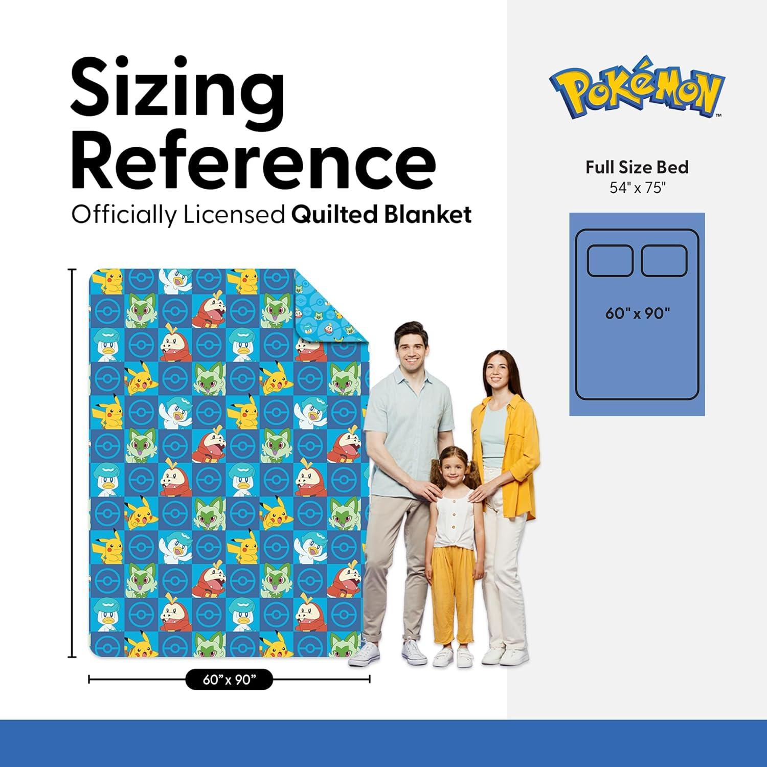 imageNorthwest Bluey Goofing Around Quilted Throw Blanket Official Cartoon Throw Blanket Featuring Bluey for Adults Boys Girls Bed Couch or Playroom 60 x 80 InchesPower Squares