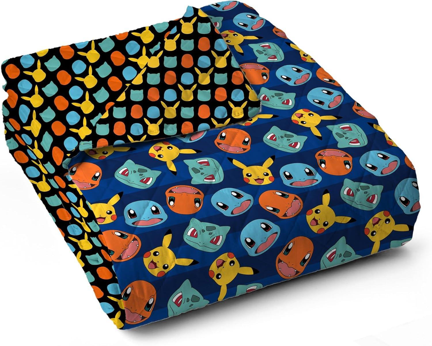 imageNorthwest Bluey Goofing Around Quilted Throw Blanket Official Cartoon Throw Blanket Featuring Bluey for Adults Boys Girls Bed Couch or Playroom 60 x 80 InchesStriped Favorites