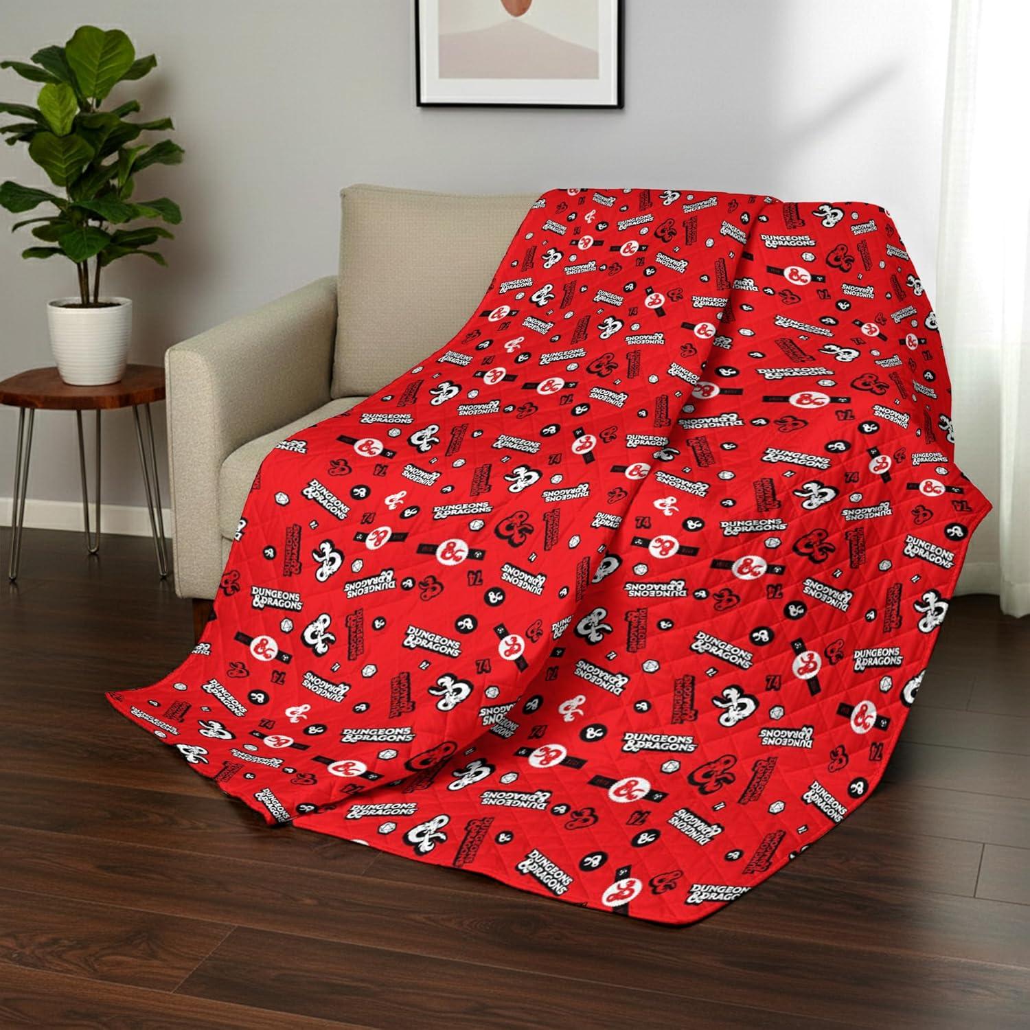 imageNorthwest Bluey Goofing Around Quilted Throw Blanket Official Cartoon Throw Blanket Featuring Bluey for Adults Boys Girls Bed Couch or Playroom 60 x 80 InchesRoll for Initiative