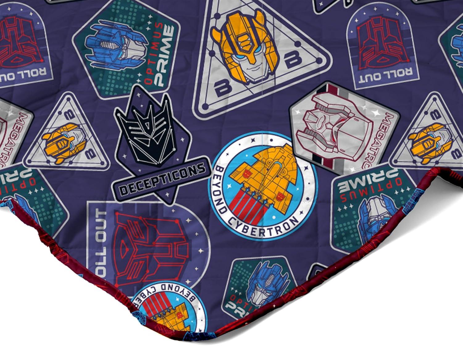 imageNorthwest Bluey Goofing Around Quilted Throw Blanket Official Cartoon Throw Blanket Featuring Bluey for Adults Boys Girls Bed Couch or Playroom 60 x 80 InchesAutobots Verus Decepticons