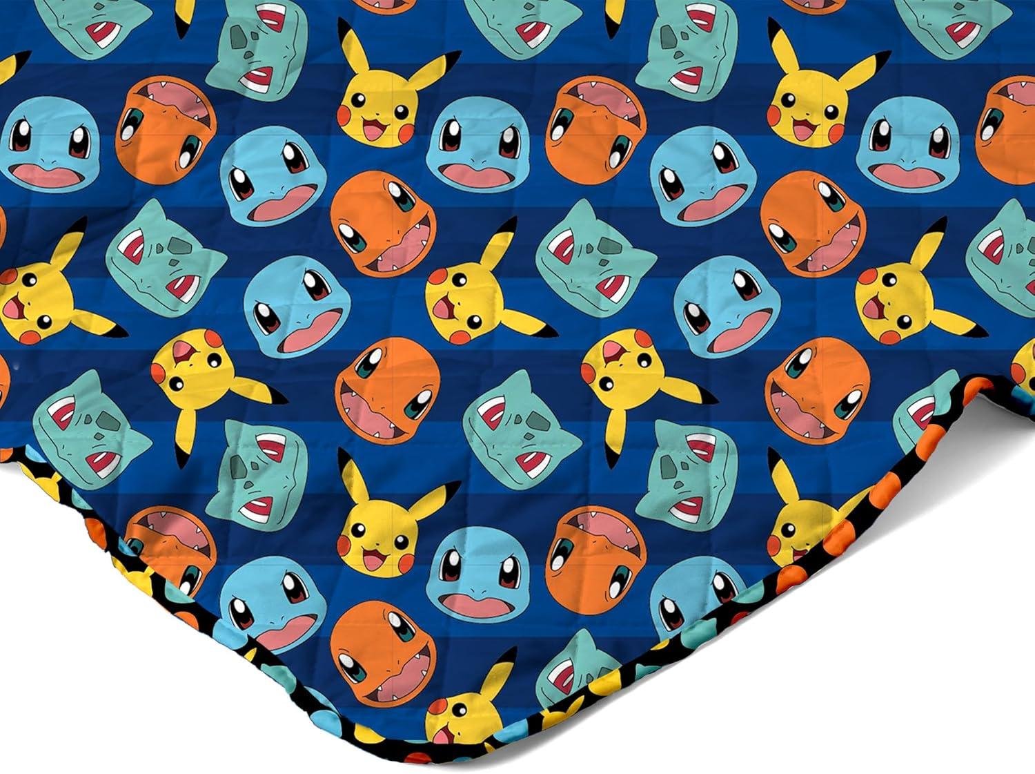 imageNorthwest Bluey Goofing Around Quilted Throw Blanket Official Cartoon Throw Blanket Featuring Bluey for Adults Boys Girls Bed Couch or Playroom 60 x 80 InchesStriped Favorites