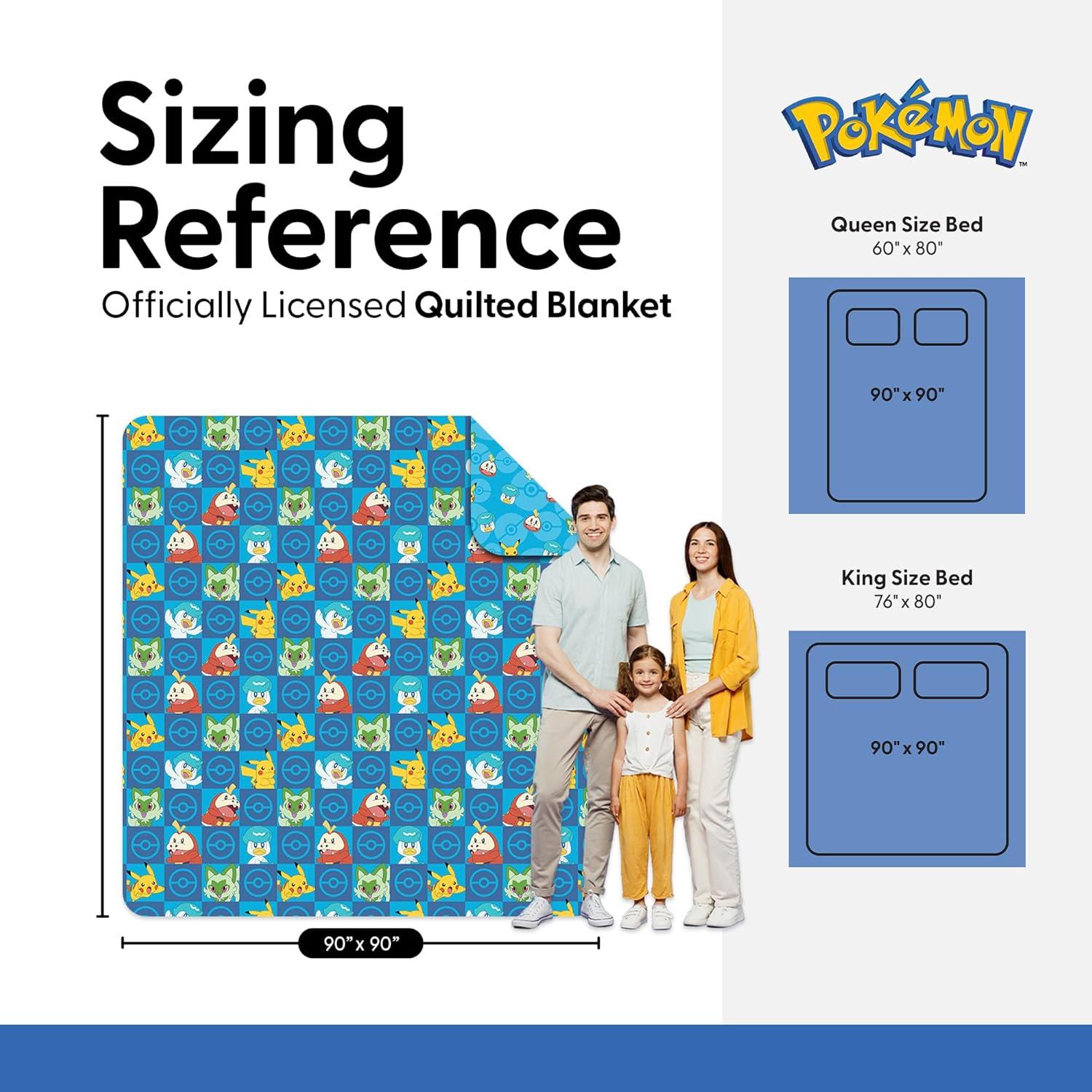 imageNorthwest Bluey Goofing Around Quilted Throw Blanket Official Cartoon Throw Blanket Featuring Bluey for Adults Boys Girls Bed Couch or Playroom 60 x 80 InchesPower Squares