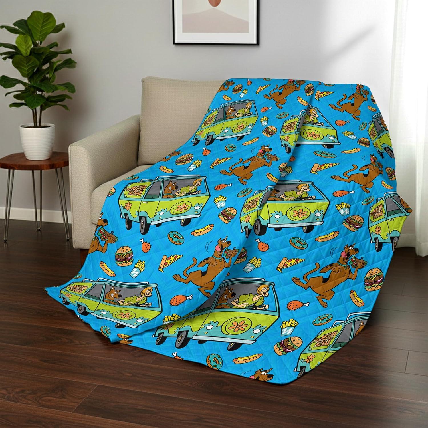 imageNorthwest Bluey Goofing Around Quilted Throw Blanket Official Cartoon Throw Blanket Featuring Bluey for Adults Boys Girls Bed Couch or Playroom 60 x 80 InchesSuper Snacky